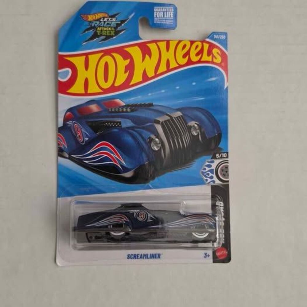 Hot Wheels Screamliner Blue HW Roadsters Die Cast Toy Car Mint Sealed